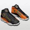 NCAA Miami Hurricanes Black Orange Air Jordan 13 Shoes