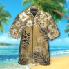 NCAA UCF Knights Gold Flowers Hawaiian Shirt