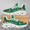 NCAA Miami Hurricanes Custom Name Green Max Soul Shoes V2