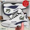 NCAA California Golden Bears Custom Name White Air Jordan 13 Shoes