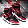 NCAA Maryland Terrapins Red Black Air Jordan 1 High Sneakers