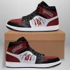 NCAA Indiana Hoosiers Black Crimson Scratch Air Jordan 1 High Sneakers
