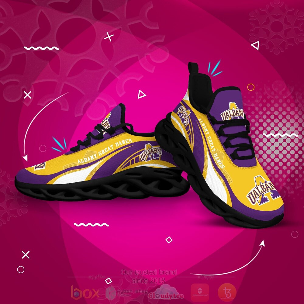 NCAA Albany Great Danes Gold Max Soul Shoes NCAA Albany Great Danes Gold Max Soul Shoes