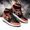 NCAA Virginia Cavaliers Orange Black Air Jordan 1 High Sneakers V2