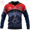 Paris Saint-Germain FC Blue Red 1970 Pullover Hoodie