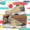 NCAA Army Black Knights Custom Name Gold Athletics Air Jordan 13 Shoes
