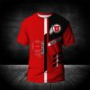 NCAA Utah Utes Custom Text Red Black T-Shirt V4