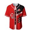 NCAA Utah Utes Custom Text Red Black Baseball Jersey V4