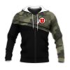 NCAA Utah Utes Black Camo Zip Up Hoodie