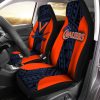 NCAA Virginia Cavaliers Orange Blue Car Seat Covers V2