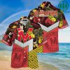 NCAA Maryland Terrapins Red Yellow Hawaiian Shirt V2