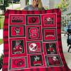 NCAA NC State Wolfpack Red Black Quilt Blanket