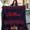 NCAA Ole Miss Rebels Blue Est 1893 Quilt Blanket