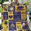 NCAA California Golden Bears Blue Quilt Blanket