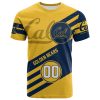 NCAA California Golden Bears Custom Number Blule T-Shirt V10