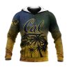 NCAA California Golden Bears Coconut Tree Zip Up Hoodie V3