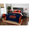 NCAA Virginia Cavaliers Blue Orange Bedding Set V4