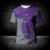 NCAA Kansas State Wildcats Purple Silver T-Shirt V3