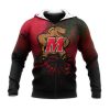 NCAA Maryland Terrapins Coconut Trees Red Zip Up Hoodie V17