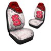 NCAA NC State Wolfpack Red Car Seat Covers V3