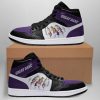 NCAA Albany Great Danes Purple Air Jordan 1 High Sneakers