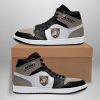 NCAA Army Black Knights Gray Air Jordan 1 High Sneakers