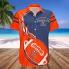 NCAA Virginia Cavaliers Orange Blue Hawaiian Shirt V3