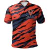 NCAA Virginia Cavaliers Orange Blue Polo Shirt V10