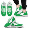 NCAA North Dakota Fighting Hawks Green Running Shoes V2
