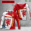 Manchester United Red White Mascot Pullover Hoodie V3