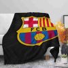 FC Barcelona Black Fleece Blanket