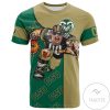 NCAA Colorado State Rams Custom Number Gold Green T-Shirt V2