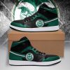 NCAA Colorado State Rams Green Black Air Jordan 1 High Sneakers