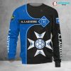 AJ Auxerre Blue Black Sweatshirt