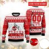 1. FC Köln Custom Name Number White Red Ugly Christmas Sweater