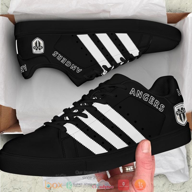 Angers SCO Black Stan Smith Shoes Angers SCO Black Stan Smith Shoes
