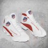 Atletico Madrid Logo White Red Air Jordan 13 Shoes