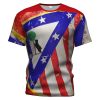 Atletico Madrid Red Blue T-Shirt