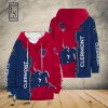 Clermont Foot 63 Dark Blue Red Pullover Hoodie