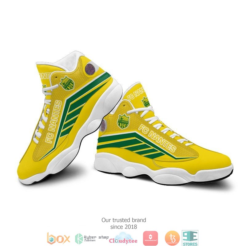 FC Nantes Yellow Green Air Jordan 13 Shoes FC Nantes Yellow Green Air Jordan 13 Shoes