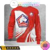 LOSC Lille White Red Sweatshirt