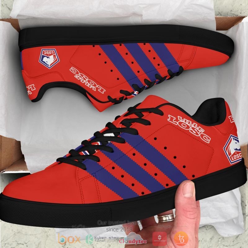 LOSC Lille Red Stan Smith Shoes LOSC Lille Red Stan Smith Shoes