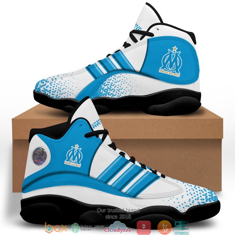 Olympique de Marseille White Blue Air Jordan 13 Shoes Olympique de Marseille White Blue Air Jordan 13 Shoes