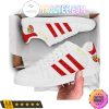 RC Lens White Stan Smith Shoes