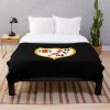 Rayo Vallecano Black Fleece Blanket