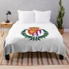 Real Valladolid White Fleece Blanket