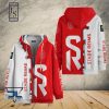 Stade de Reims Red White Zip Up Hoodie V1