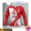Stade de Reims Red White Pullover Hoodie V2