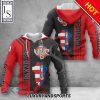 US Cremonese Black Red Pullover Hoodie V1