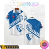 VfL Bochum 1848 Bundesliga Blue White Hawaiian Shirt